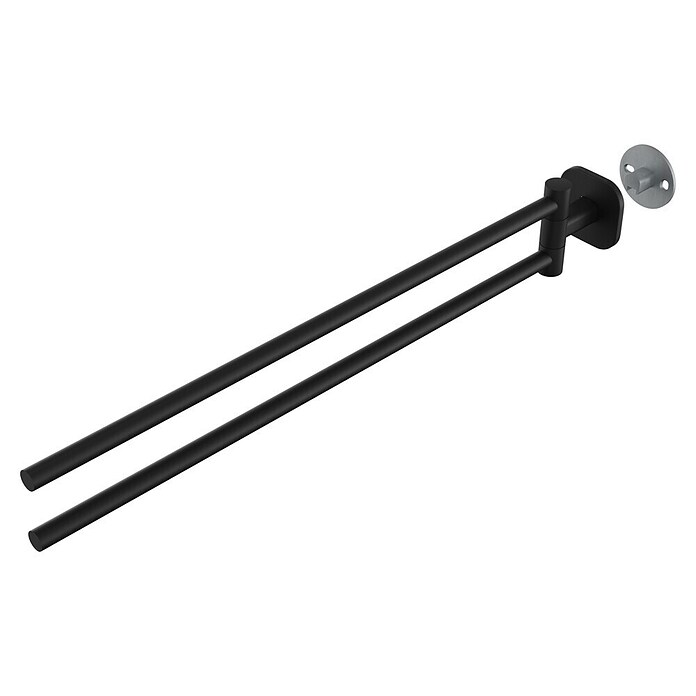Venus Handtuchhalter Prag (Schwarz, Matt) | BAUHAUS