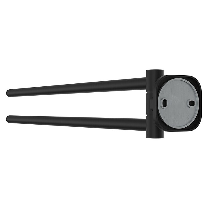 Venus Handtuchhalter Prag (Schwarz, Matt) | BAUHAUS