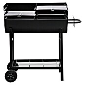 Tepro Holzkohlegrill Detroit (Schwarz, Hauptgrillfläche: 2 x 35 x 37 cm)