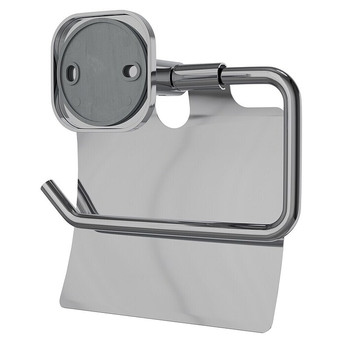 Venus Toilettenpapierhalter Prag (Chrom, Glänzend, Mit Deckel) | BAUHAUS