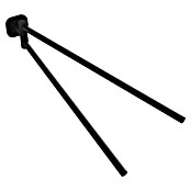 Venus Handtuchhalter Prag (Schwarz, Matt) | BAUHAUS
