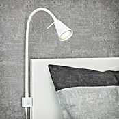 Brilo Foco de una luz LED para cama Comfort Light (4 W, Blanco, L x An x Al: 5,8 x 21,7 x 40,3 cm)