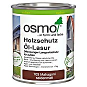 Osmo Holzschutz Öl-Lasur (Mahagoni - 703, 750 ml, Seidenmatt)