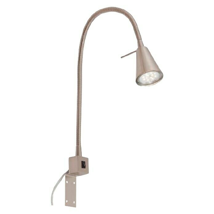 Briloner LED-Wandstrahler Tuso4 W, Nickel matt, L x B x H: 5,8 x 21,7 x 40,3 cm Unknown