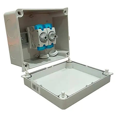 Caja de superficie estanca para fusibles