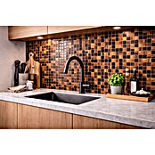 Mosaikfliese Goldstar GM GS 505254 (32,7 x 30,5 cm, Braun, Glänzend)