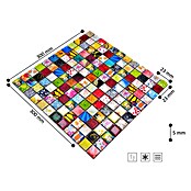 Mosaikfliese Quadrat Mix CG STAR (30 x 30 cm, Mehrfarbig, Glänzend)