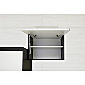 Respekta Premium Composición de cocina (Ancho: 270 cm, Con dispositivos eléctricos, Negro de alto brillo)