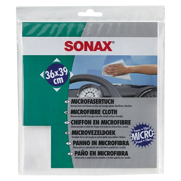 Sonax MikrofasertuchL x B: 36 x 39 cm Front View