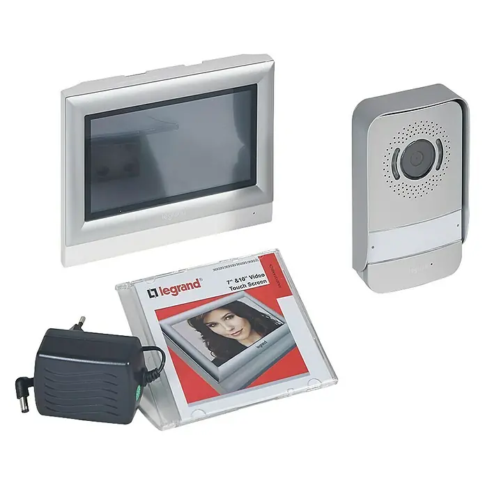 Legrand Videoportero en color Kit - Casa unifamiliar - El sistema de pantalla táctil de vídeo Legrand, con opción de 7" y 10", ofrece una solución moderna para la comunicación de la puerta.