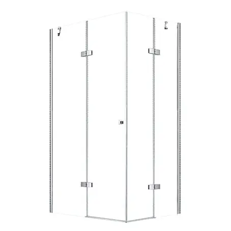 Glaszentrum Hagen  Eckdusche 90x75x180 cm DEMETER EckDuschkabine inkl. Tasse