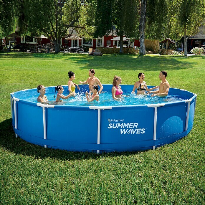 Set piscina con telaio Summer Waves 366 cm