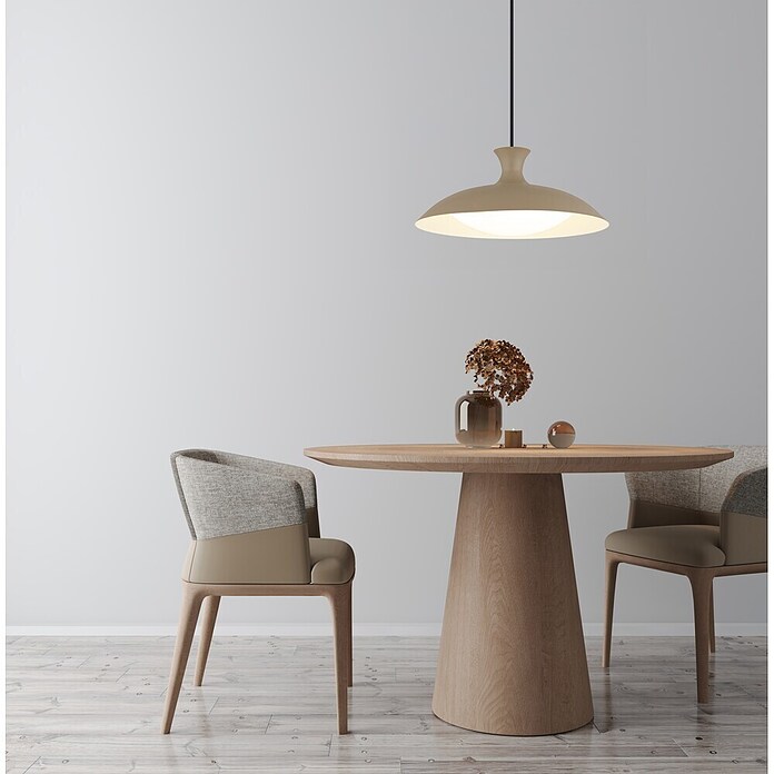 Globo LED viseća svjetiljka Rocha  (Ø x V: 40 x 150 cm, Bež) | BAUHAUS