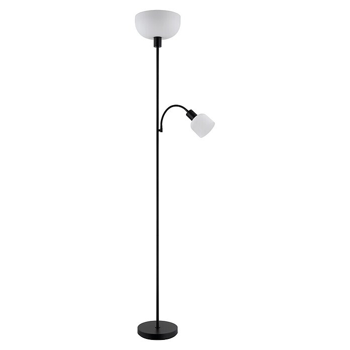 Globo Lámpara de pie Hinton (Negro, Altura: 178,7 cm, Portalámparas: E27) | BAUHAUS