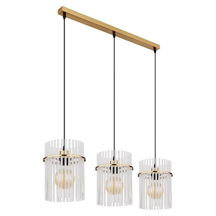 Globo Pendelleuchte Gorley (L x B x H: 800 x 200 x 1 400 mm, Gold) | BAUHAUS