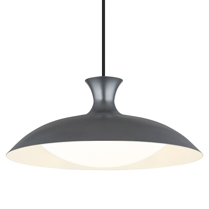 Globo LED viseća svjetiljka Rocha  (Ø x V: 40 x 150 cm, Siva) | BAUHAUS