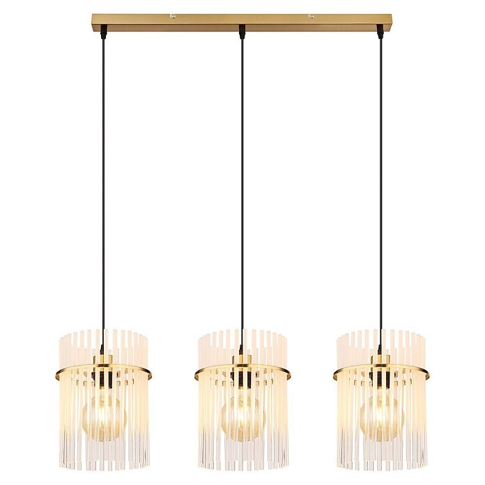 Globo Pendelleuchte Gorley (L x B x H: 800 x 200 x 1 400 mm, Gold) | BAUHAUS