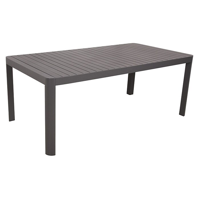 Garden Pleasure Gartentisch Amira (L x B x H: 195 x 100 x 75 cm, Aluminium, Rechteckig, Anthrazit, Ausziehbar) | BAUHAUS
