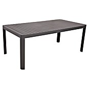 Garden Pleasure Gartentisch Amira (L x B x H: 195 x 100 x 75 cm, Aluminium, Rechteckig, Anthrazit, Ausziehbar) | BAUHAUS