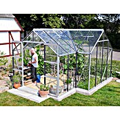 Vitavia Gewächshaus (3,83 x 3,83 x 2,6 m, Glasstärke: 3 mm, Aluminium)