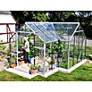 Vitavia Gewächshaus (3,83 x 3,83 x 2,6 m, Glasstärke: 3 mm, Aluminium)