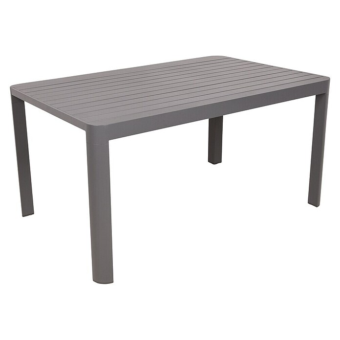Garden Pleasure Gartentisch Amira (L x B x H: 149 x 149 x 75 cm, Aluminium, Rechteckig, Anthrazit, Ausziehbar) | BAUHAUS