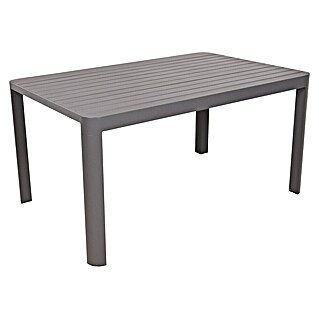 Garden Pleasure Gartentisch Amira (L x B x H: 149 x 149 x 75 cm, Aluminium, Rechteckig, Anthrazit, Ausziehbar)