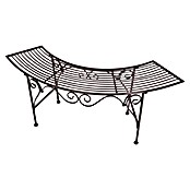 Garden Pleasure Gartenbank Fuego (B x T x H: 125 x 28 x 47 cm, Eisen, Braun) | BAUHAUS