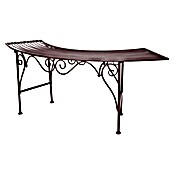 Garden Pleasure Gartenbank Fuego (B x T x H: 125 x 28 x 47 cm, Eisen, Braun) | BAUHAUS