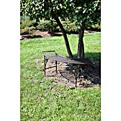 Garden Pleasure Gartenbank Fuego (B x T x H: 125 x 28 x 47 cm, Eisen, Braun) | BAUHAUS