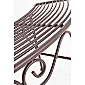 Garden Pleasure Gartenbank Fuego (B x T x H: 125 x 28 x 47 cm, Eisen, Braun) | BAUHAUS