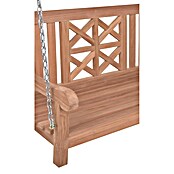 Garden Pleasure Hängebank Latoa (B x T x H: 120 x 66 x 62 cm, Teak, Braun) | BAUHAUS