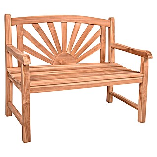 Garden Pleasure Gartenbank Marisa (B x T x H: 110 x 64 x 92 cm, Teak, Braun)