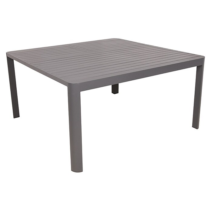 Garden Pleasure Gartentisch Amira (L x B x H: 149 x 149 x 75 cm, Aluminium, Rechteckig, Anthrazit, Ausziehbar) | BAUHAUS