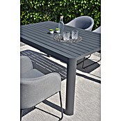Garden Pleasure Gartentisch Amira (L x B x H: 149 x 149 x 75 cm, Aluminium, Rechteckig, Anthrazit, Ausziehbar) | BAUHAUS