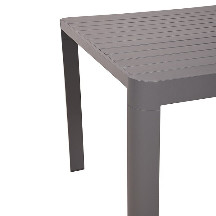 Garden Pleasure Gartentisch Amira (L x B x H: 149 x 149 x 75 cm, Aluminium, Rechteckig, Anthrazit, Ausziehbar) | BAUHAUS