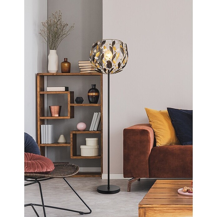Globo Stajaća svjetiljka Mika  (40 W, Visina: 1.570 mm, Crna, E27) | BAUHAUS