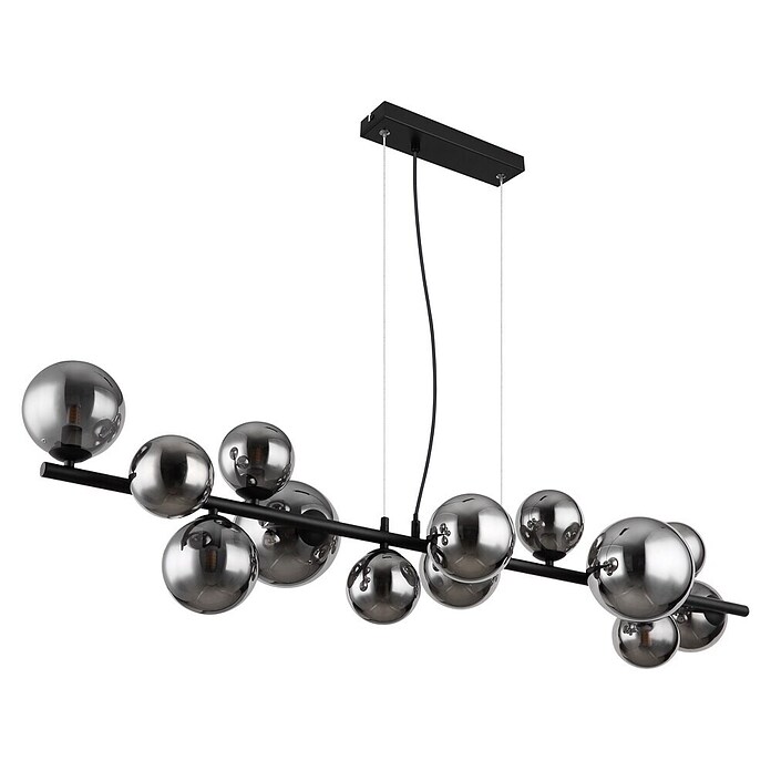 Globo Riha Visilica Riha  (Visina: 1.200 mm, Crna, Broj žarulja: 3 Kom.) | BAUHAUS