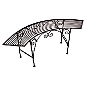 Garden Pleasure Gartenbank Fuego (B x T x H: 125 x 28 x 47 cm, Eisen, Braun) | BAUHAUS