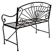 Garden Pleasure Gartenbank Pago (B x T x H: 111 x 55 x 96 cm, Stahl, Schwarz) | BAUHAUS
