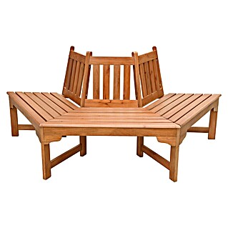Garden Pleasure Baumbank Ontario 180° (Eukalyptus, Braun, Max. Personenzahl: 3 Stk.)