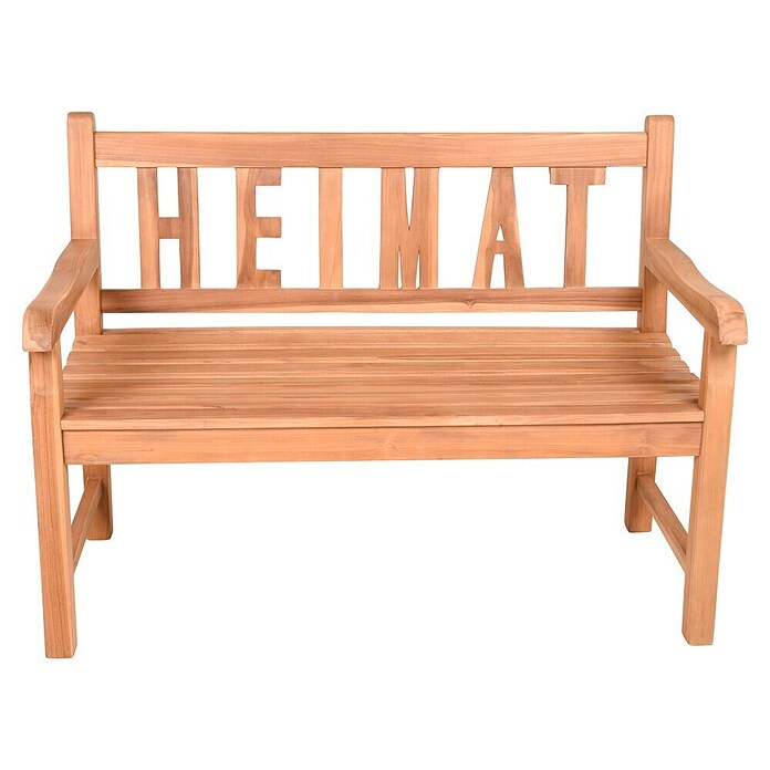 Garden Pleasure Gartenbank Heimat (B x T x H: 120 x 64 x 89 cm, Teak, Braun) | BAUHAUS