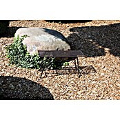 Garden Pleasure Gartenbank Lorin (B x T x H: 83 x 27 x 45 cm, Stahl, Schwarz) | BAUHAUS