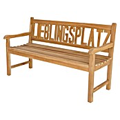 Garden Pleasure Gartenbank Lieblingsplatz (B x T x H: 150 x 63 x 89 cm, Teak, Braun) | BAUHAUS