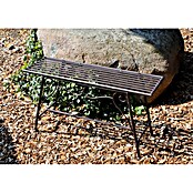 Garden Pleasure Gartenbank Lorin (B x T x H: 83 x 27 x 45 cm, Stahl, Schwarz) | BAUHAUS