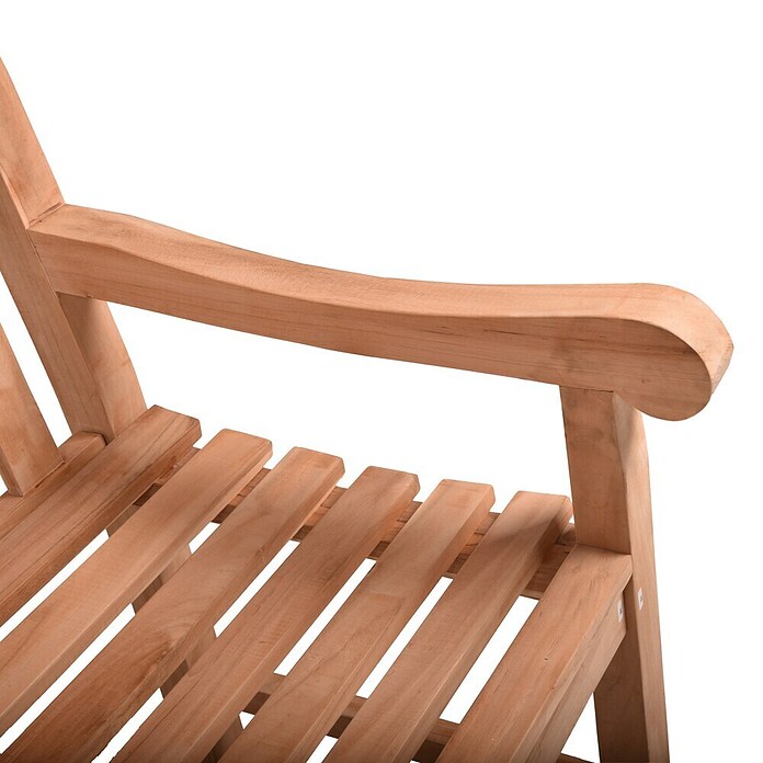 Garden Pleasure Gartenbank Pantar (B x T x H: 120 x 66 x 92 cm, Teak, Braun) | BAUHAUS