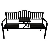 Garden Pleasure Gartenbank Segula (B x T x H: 150 x 60 x 89 cm, Stahl, Schwarz) | BAUHAUS