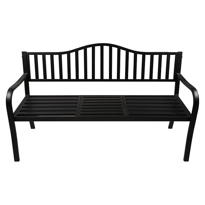 Garden Pleasure Gartenbank Segula (B x T x H: 150 x 60 x 89 cm, Stahl, Schwarz) | BAUHAUS
