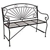 Garden Pleasure Gartenbank Pago (B x T x H: 111 x 55 x 96 cm, Stahl, Schwarz) | BAUHAUS