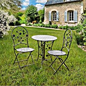 Garden Pleasure Balkonmöbel-Set Pinatubo (3 -tlg., Stahl, Bronzeton) | BAUHAUS